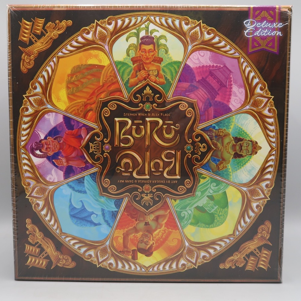 Buru Deluxe Edition Crafty Games New over 120 silkscreened wood pieces Ages‎ 12+